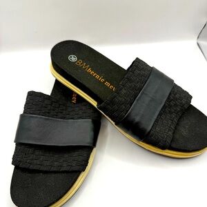 Bernie Mev- ABOUT- Slip on Sandals- Black- US Women's size 8- New In Box